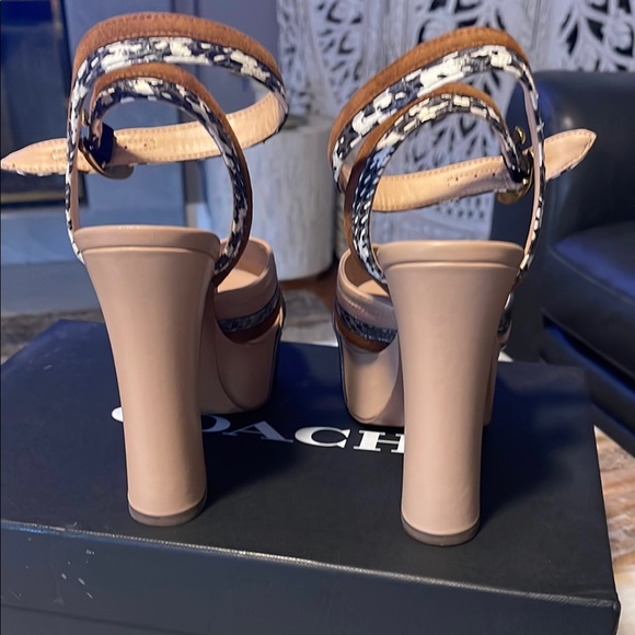 Coach Women's Multi-Color Platform Heels - Picture 5 of 7